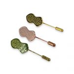 Open Leaf Scarf Pin - Nalayn Shareef Collection
