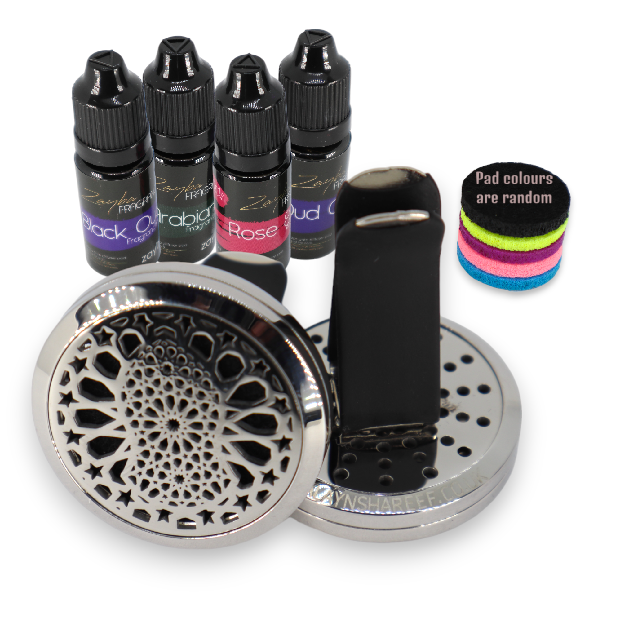Silver D7 Car Diffuser Bundle fragrance bundle set
