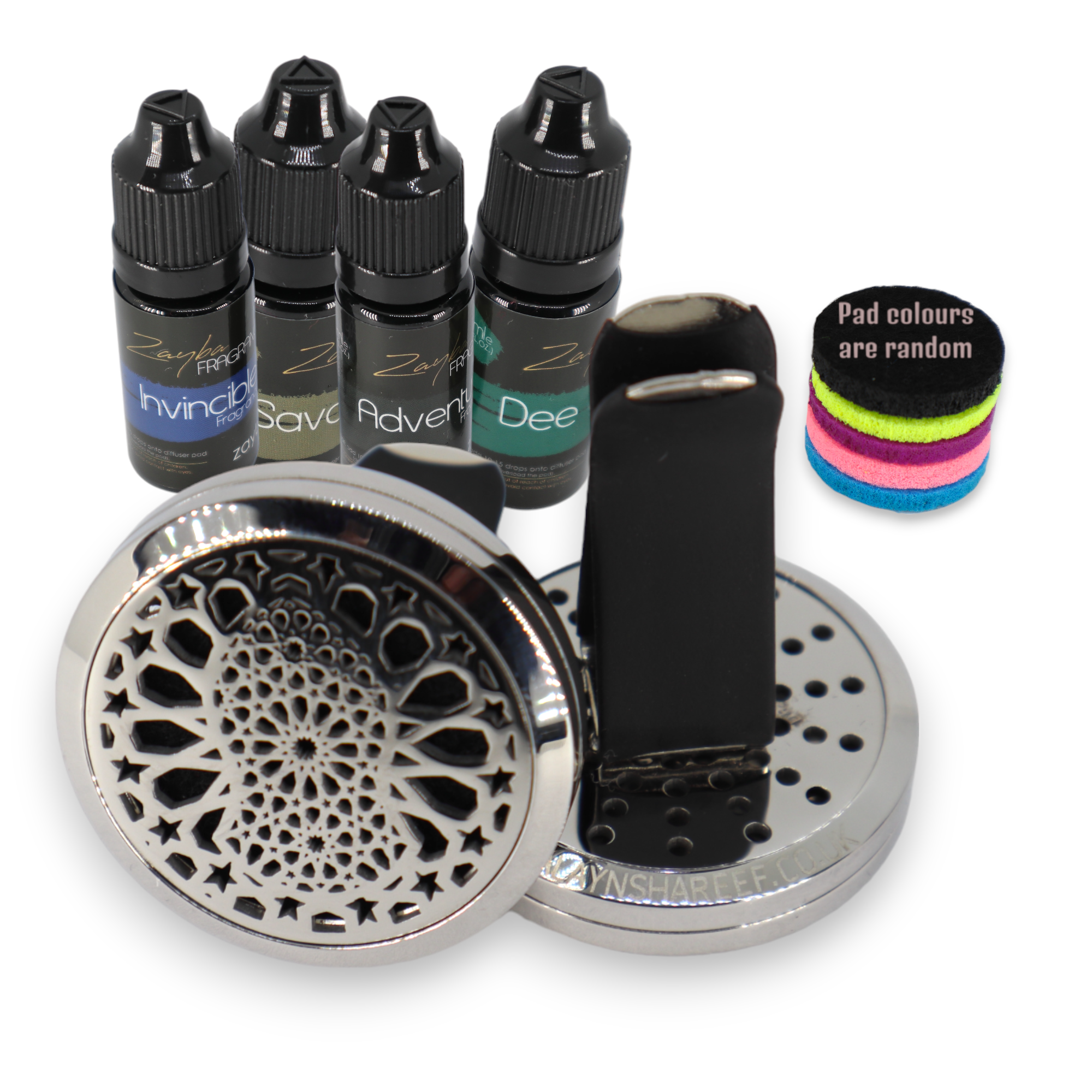 Silver D7 Car Diffuser Bundle fragrance bundle set