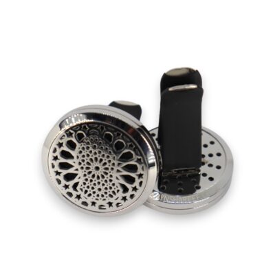 Car Fragrance Diffuser - Silver - Nalayn Shareef Collection